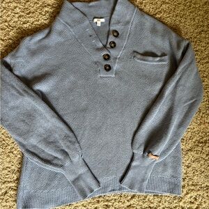 Lunya Cozy Cotton Silk Pocket Henley